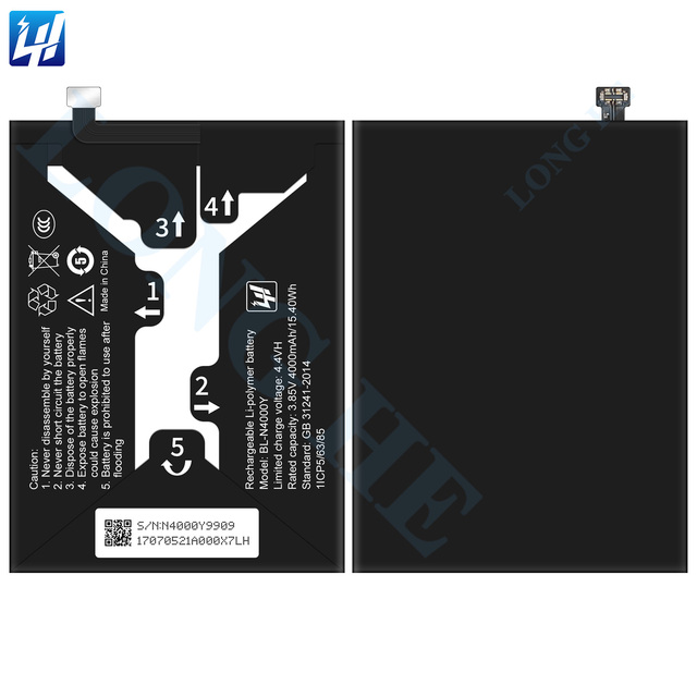 400mAh 3.85V BL-N4000W High-Quality Replaceable Lithium-ion Mobile Phone Battery for Gionee