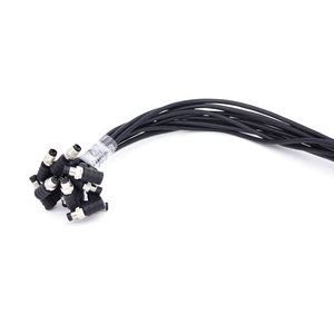 Connecteur de câble circulaire électronique M8, 4, 5, 6 broches, étanche IP67, à visser, mâle/femelle, prise industrielle, alimentation LED <span class=keywords><strong>CuZn</strong></span> - Product Image 4