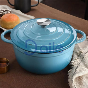 <span class=keywords><strong>Set</strong></span> di Pentole Minimalista in Ghisa Smaltata Colorata, Multifunzione Antiaderente, <span class=keywords><strong>Set</strong></span> di Casseruole - Product Image 5