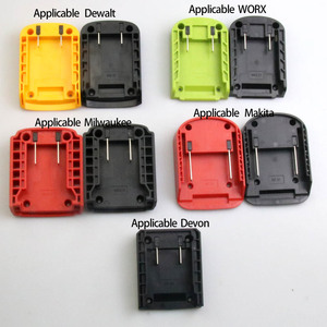 Đế chuyển đổi, đầu sạc, vỏ tự chế cho pin Lithium 18V Makita, DeWalt, <span class=keywords><strong>Worx</strong></span>, Milwaukee - Khớp nối tự chế - Product Image 2
