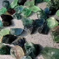 Natural Rough Gemstone Rough Stone Natural Crystal Rough Stone Healing Gemstone Jewelry Green And Blue Fluorite Rough Stone For Jewelry Making