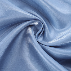 Paris Satin Siêu Sáng Lỏng Nước Ánh Sáng 100% Polyester Lưới Vải Nhanh Chóng Khô Đồng Bằng Nhuộm Nhà Giản Dị Dệt May Cho Bé Trai Cô Gái - Product Image 2