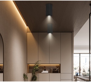 Moderno e minimalista in alluminio per ufficio, faretto a LED, <span class=keywords><strong>lampadario</strong></span> con oscuramento direzionale, illuminazione a soffitto - Product Image 5