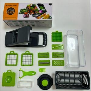 16-in-1 Manual Stainless Steel <b>Vegetable</b> <b>Cutter</b> Slicer Chopper with Container-Multi-Function Kitchen Tool - Product Image 2
