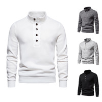 2026 Herbst Herren Langarm-Pullover Sweatshirts, Lässige Basic Tägliche Warme Oberteile