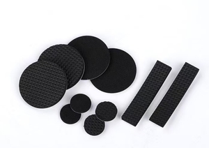 Custom Black EVA <b>Foam</b> <b>Pads</b> 3mm Thick Single Sided Various Shapes Self-Adhesive Shock Absorbing Cushions for Protection Mounting - Product Image 4