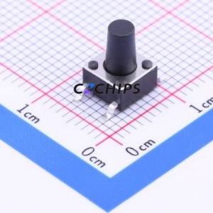 KAN0641-0901C-L Tactile Switch SMD-4P,6x6mm Switch Single Pole Single Throw Round Button Vertical Mount 6mm - Product Image 1