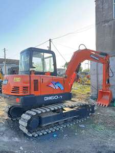 DOOSAN du Japon a utilisé la mini pelle sur chenilles de 5.5 tonnes DH60-7 le moteur d'Isuzu avec la boîte de vitesse et le moteur à vendre - Product Image 4