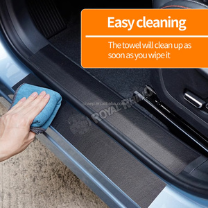 Película protectora de <span class=keywords><strong>coche</strong></span> negra mate, pegatina de piel de rinoceronte impermeable antiarañazos para paneles de alféizar de <span class=keywords><strong>puerta</strong></span> de <span class=keywords><strong>coche</strong></span>, <span class=keywords><strong>Protector</strong></span> <span class=keywords><strong>Interior</strong></span> de umbral - Product Image 4