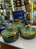 Marmite en marbre avec bordure dorée 1,5L 2L 2,5L, avec revêtement en acier inoxydable, couvercle à verrouillage, doubles poignées, récipient isotherme pour aliments