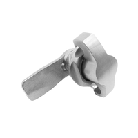 AOBO Serrure industrielle durable pour armoire électrique SUS316 Bouton d'aile Cadenas à came quart de tour