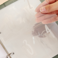 Prix pas cher classeur d'épargne 100 jours épargne argent Faux cuir 6 anneaux reliure d'épargne feuilles mobiles cahier de journal
