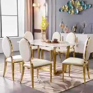 Factory Wholesale Simple Indoor Dining Table And Chairs