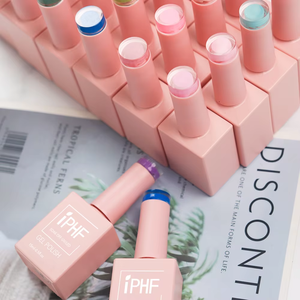 ชุดเจลสีนู้ด IPHF สำหรับร้านทำเล็บ OEM/ODM ผลิตตามสั่ง ขนาด 15 มล. ความจุมาก ขายส่ง เจลยูวี/แอลอีดี ติดทนนาน - Product Image 4