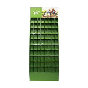 Faltbarer Anpassbarer Umweltfreundlicher Karton-Displayständer mit Freistehender Einfacher Montage für Saatkarton-Präsentation - Product Image 4