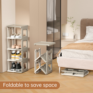 Portascarpe in <span class=keywords><strong>plastica</strong></span> multistrato HAIXIN portaoggetti tipo scatola per cassetto facile installazione scarpiere all'ingrosso <span class=keywords><strong>scarpiera</strong></span> - Product Image 2