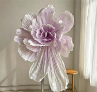 Décoration florale géante en papier pour mariages, maisons, événements et usines de décoration, personnalisable, OEM indépendant
