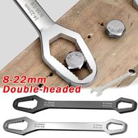 Clé à molette réglable double extrémité en acier au carbone 8-22 mm métrique DIY OEM pour la réparation domestique et automobile