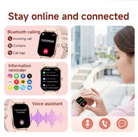 Reloj Inteligente Clásico AK108 con Pantalla IPS Cuadrada de 1.82'', Resistente al Agua IP68, Llamadas por Bluetooth, Frecuencia Cardíaca, SpO2, Presión Arterial, Podómetro, Reloj Inteligente de Salud para Mujer