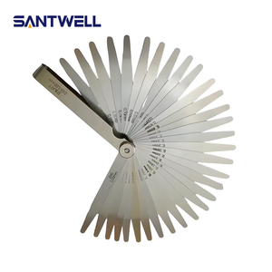 Wholesale OEM SANTWELL Brand <b>Feeler</b> <b>Gauge</b> <b>Set</b> 10-32 Blades 75-300mm Stainless Steel Industrial Mechanical Engineering Industrial - Product Image 2
