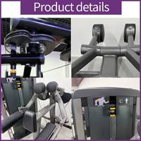 Machine à exercices pectoraux Butterfly assis en acier robuste avec siège en cuir et tubes renforcés pour l'entraînement des bras et du tronc