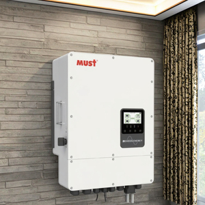 Onduleur solaire hybride triphasé à algorithme avancé optimisé pour l'énergie, 12000W, batterie au lithium, haute efficacité, petit usage commercial - Product Image 3