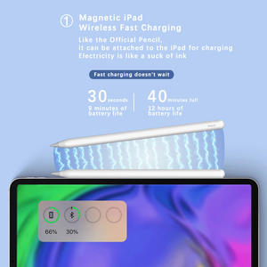 2023 2nd Tablet dokunmatik kalem 2 manyetik adsorpsiyon ile Apple için Ipad 8 için kablosuz şarj aktif iğneli kalem 9 10 nesil - Product Image 6