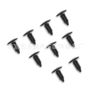 Rivets en plastique noir, diamètre 17mm, longueur 17.5mm, base 7.5mm, fixation pour garniture intérieure de voiture, pour réparation et remplacement - Product Image 4