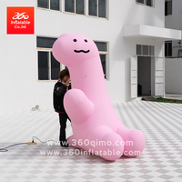 Mascotte gonflable géante de 3 m, design personnalisé, couleur personnalisée, dragon de dessin animé, publicité gonflable, certification CE/KC