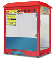 Machine à Popcorn Commerciale de Comptoir Électrique à Air Chaud avec Cuve en Acier Inoxydable pour Cinéma, Fête Foraine et Snack-bar