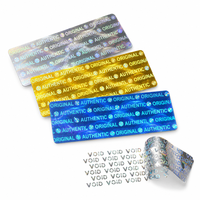 Étiquette anti-effraction avec code QR noir et blanc, avec logo personnalisé pour l'authentification de la marque et la gestion de la garantie
