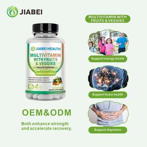 Kapsul Suplemen Serat Diet Nutrisi Seimbang Buah dan Sayur dari Pabrik OEM/ODM, Mendukung Antioksidan untuk Pencernaan Dewasa - Product Image 5