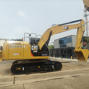 Excavadora de cadenas Caterpillar CAT 320E de 20 toneladas, usada, original, con motor Caterpillar y alta calidad, modelos 320D/DL/D2L, 320C/CL, 320B/BL - Product Image 1