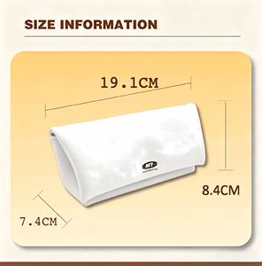 Étui à lunettes de soleil de marque de luxe, logo personnalisé imprimé, boîte à lunettes en cuir PU imperméable, en papier et en plastique pour le rangement des lunettes - Product Image 2