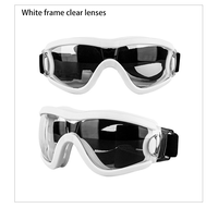 Lunettes de soleil pour chiens de petite race - Lunettes de protection UV réglables avec verres anti-buée pour le cyclisme et les activités de plein air