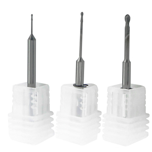 Frese in Zirconia VHF K4 K5 K1 Rivestite in Diamante, Punte da Taglio DC Dental CAD CAM, Testa di Fresatura 3.0mm - Product Image 3