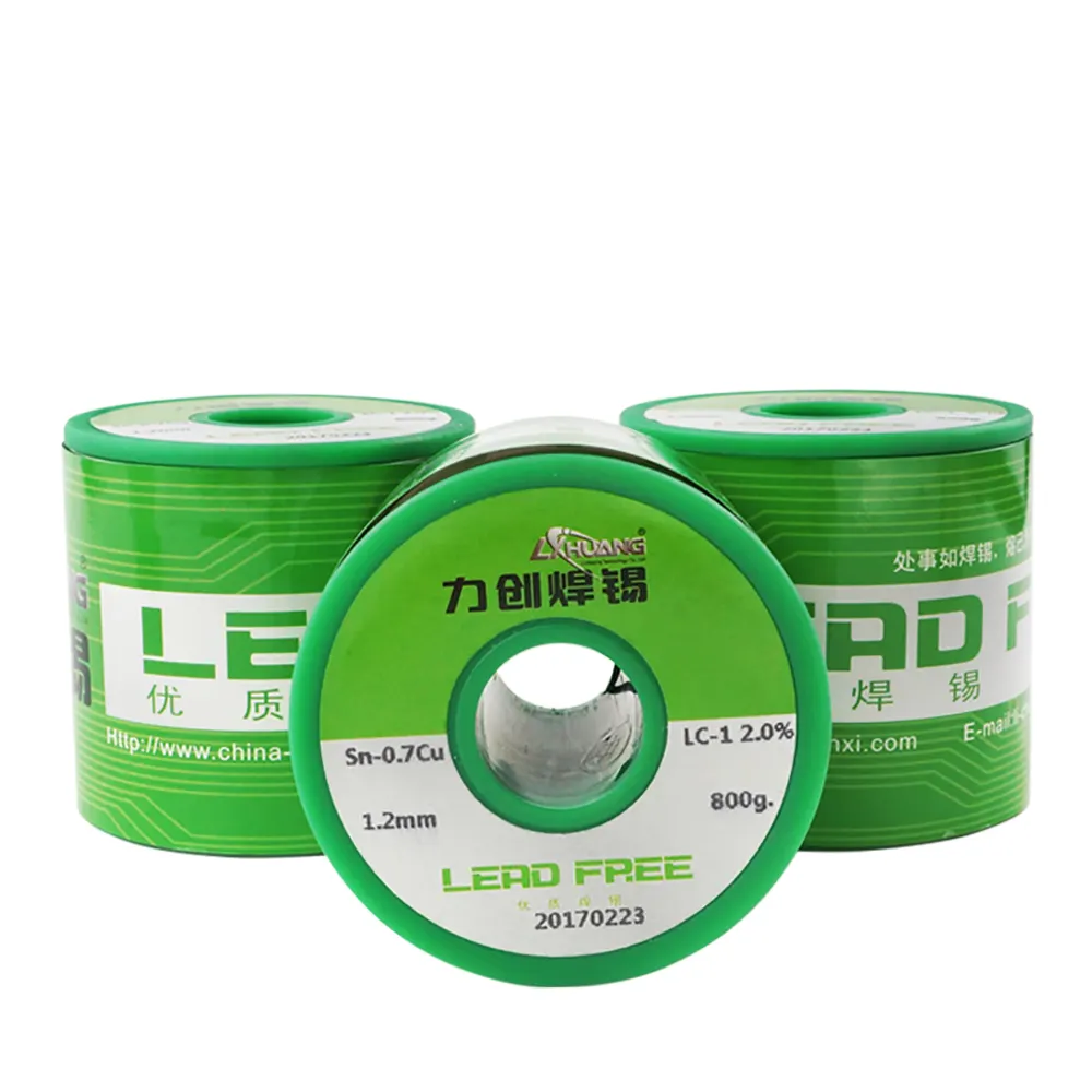 hot sale 24pcs/box lead free no- clean solder wire flux core 99.3%tin 0.7%copper