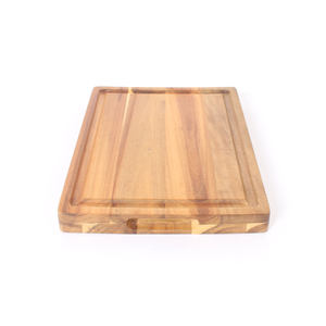 Vente d'usine de planche à découper en bois d'acacia de taille personnalisée écologique style bambou jetable ustensiles de cuisine blocs à découper - Product Image 1