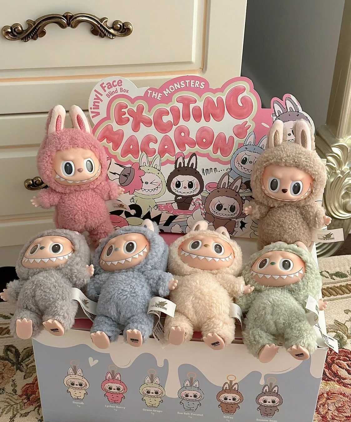 ぬいぐるみ Popmart THE MONSTERS Macaron Labubu 1set 楽天市場】THE MONSTERS Exciting Macaron ぬいぐるみ シリーズ