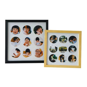 New Design Wall <b>Mounting</b> Multi-opening Solid Wood Classic Square Wood Photo <b>Frames</b> - Product Image 1