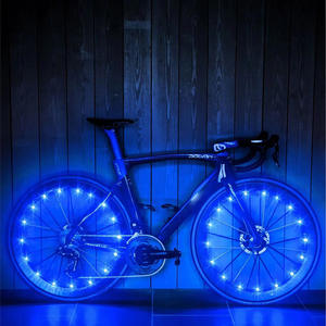 Rayons de lanterne de cyclisme multicolores, lampe de pneu, <span class=keywords><strong>vtt</strong></span>, accessoires de vélo, vélo, moto, lumière Led, pneu, rayon de roue - Product Image 2