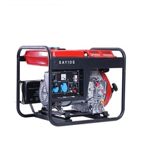 3/5.5/6.5/8/10KW petit groupe électrogène dynamo diesel portable 220V monophasé 380V générateur d'énergie portable triphasé