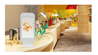 Écran LCD transparent 3D de 21,5 pouces, boîtier d'affichage publicitaire intérieur sans écran tactile/tactile infrarouge pour magasin de détail, ascenseur, aéroport