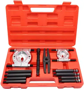 Conjunto de ferramentas extrator de rolamento, extrator separador de rolamento e kit extrator de rolamento, 12 unidades