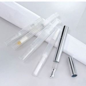 Empty Eye Cream Container Screw Cap Aluminum/Plastic Cosmetic Tube with Sponge Applicator - Product Image 4