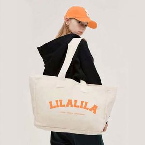 Wholesale Shopping Gentle Woman Personalised Grocery Cotton Custom Printed logo Canvas extra Large Sublimation Blank Tote Bags - Product Image 4