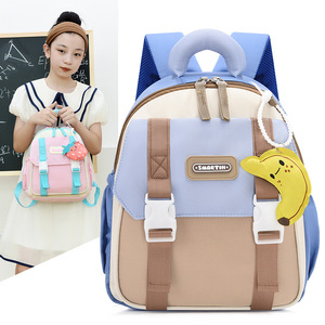 Sac à dos de voyage pour enfant anti-perte personnalisé, ergonomique, motif pierre, imperméable, Oxford, petit, fille, <span class=keywords><strong>orange</strong></span> - Product Image 2