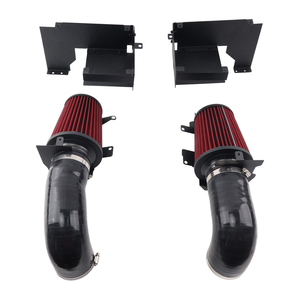 Kit d'admission d'air froid de haute qualité AOSU pour C400 C450 C43 AMG GLC43 M276 3.0T Performance AIM092-BK-RD (à partir de 2012) - Product Image 3