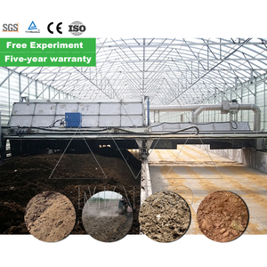 Estiércol animal a la producción de fertilizantes orgánicos Compost Turner Máquina mezcladora Cuchillo Hacha Tipo Flip Machine - Product Image 6