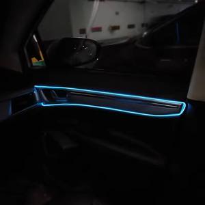 YD Flexible EL Wire Neon Light Strip for <strong>Car</strong> Interior <strong>Decoration</strong> with USB Battery or <strong>Car</strong> Power Customizable Color LED Glow Tape - Product Image 5